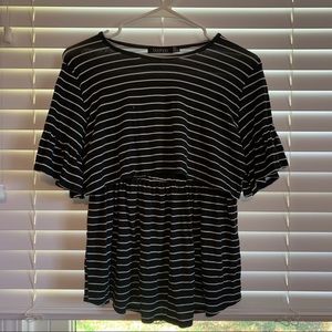 NWOT Boohoo Nursing Top